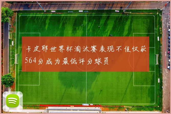 卡皮耶世界杯淘汰赛表现不佳仅获564分成为最低评分球员